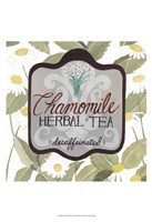 Framed Tea Label IV