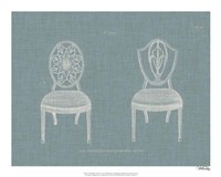 Framed Hepplewhite Chairs I