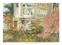 Framed Aquarelle Garden V