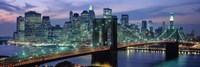 Framed Brooklyn Bridge and Skyline