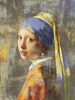 Framed Vermeer's Girl 2.0