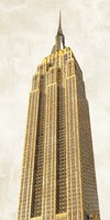 Framed Gilded Skyscraper II