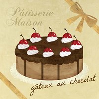 Framed Gateau au Chocolat