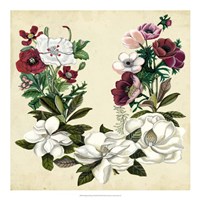 Framed Magnolia & Poppy Wreath II