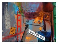 Framed San Francisco Signs I