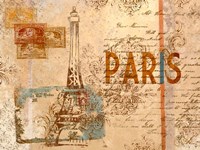 Framed Paris Postcard