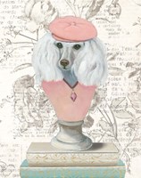 Framed Canine Couture Newsprint IV