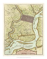 Framed Petite Map of Philadelphia
