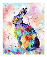 Framed Color Hare