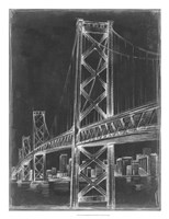 Framed Suspension Bridge Blueprint II