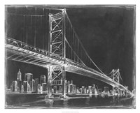 Framed Suspension Bridge Blueprint III