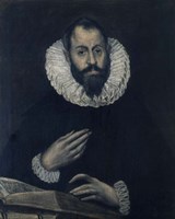 Framed Portrait of Alonso de Herrera 1595-1605