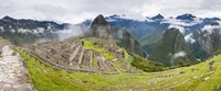 Framed Machu Picchu in the Fog, Peru