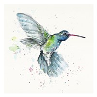 Framed Hummingbird Flurry