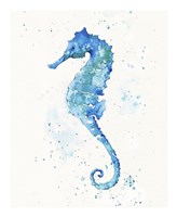 Framed Sailing Along (Seahorse)