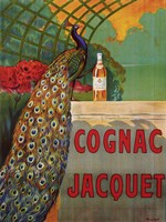 Framed Cognac Jacquet, ca. 1930