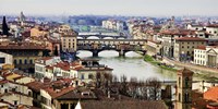 Framed Ponte Vecchio, Florence