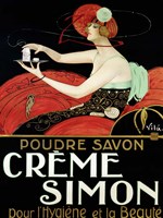 Framed Creme Simon, ca. 1925