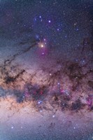 Framed Scorpius with parts of Lupus and Ara regions of the southern Milky Way