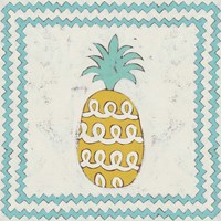 Framed Pineapple Vacation IV
