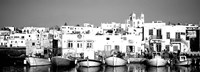 Framed Boats at the waterfront, Paros, Greece