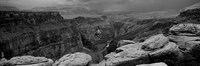 Framed Toroweap Overlook, North Rim, Grand Canyon National Park, Arizona