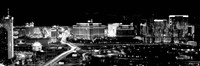 Framed City lit up at night, Las Vegas, Nevada