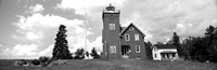 Framed Two Harbors Lighthouse on Lake Superior's Agate Bay, Burlington Bay, Minnesota