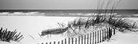 Framed Fence on the beach, Alabama, Gulf of Mexico