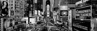 Framed High angle view of traffic on a road, Times Square, Manhattan, NY