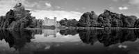 Framed Reflection of a castle in water, Johnstown Castle, County Wexford, Ireland