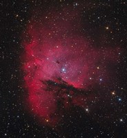 Framed NGC 281, the Pacman Nebula