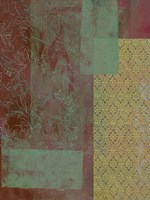 Framed Brocade Tapestry II