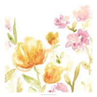 Framed Floral Song I