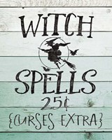 Framed Witch Spells