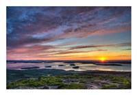 Framed Acadia Sunrise