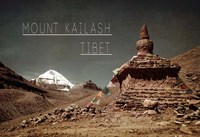 Framed Vintage Mount Kailash, Tibet, Asia