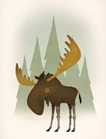 Framed Forest Moose