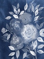 Framed Cyanotype Roses II