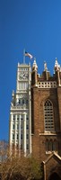 Framed Clock tower, Lamar Life Building, St. Andrew's Church, Jackson, Mississippi