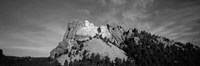 Framed Mt Rushmore National Monument and Black Hills