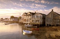 Framed Massachusetts, Nantucket Island, Old North Wharf