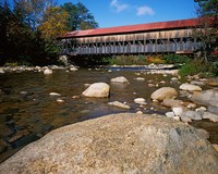 Framed Albany Covered Bridge, White Mountain National Forest, New Hampshire