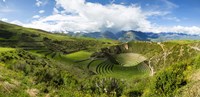 Framed Circular Inca Terraces of Moray, Machupicchu, Peru
