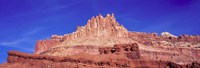 Framed Blue Sky over Rock Formations, Capitol Reef National Park, Utah