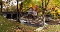 Framed Glade Creek Grist Mill, West Virginia