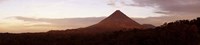 Framed Arenal Volcano National Park, Costa Rica (Gray Sky)