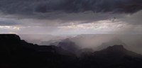 Framed Inner Canyon and Rainstorm over the Grand Canyon, Arizona