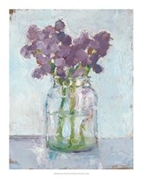 Framed Impressionist Floral Study II
