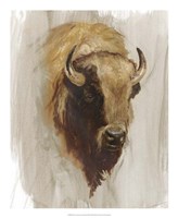 Framed Western American Animal Study III